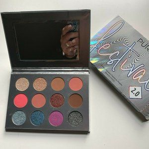 Pur Festival 2.0 Eyeshadow Palette 12 Piece Pressed Pigments Shimmer and Matte
